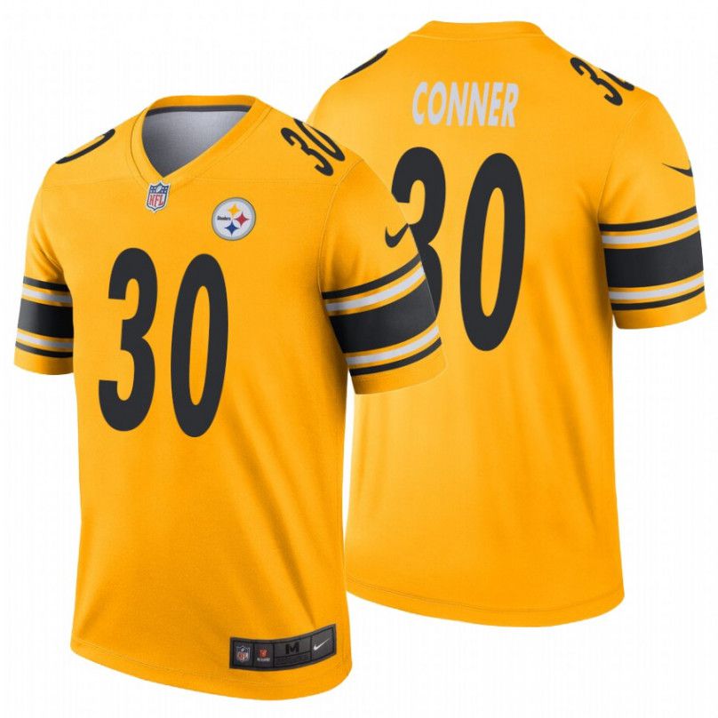 Men Pittsburgh Steelers #30 James Conner Nike Gold Inverted Legend NFL Jersey->pittsburgh steelers->NFL Jersey